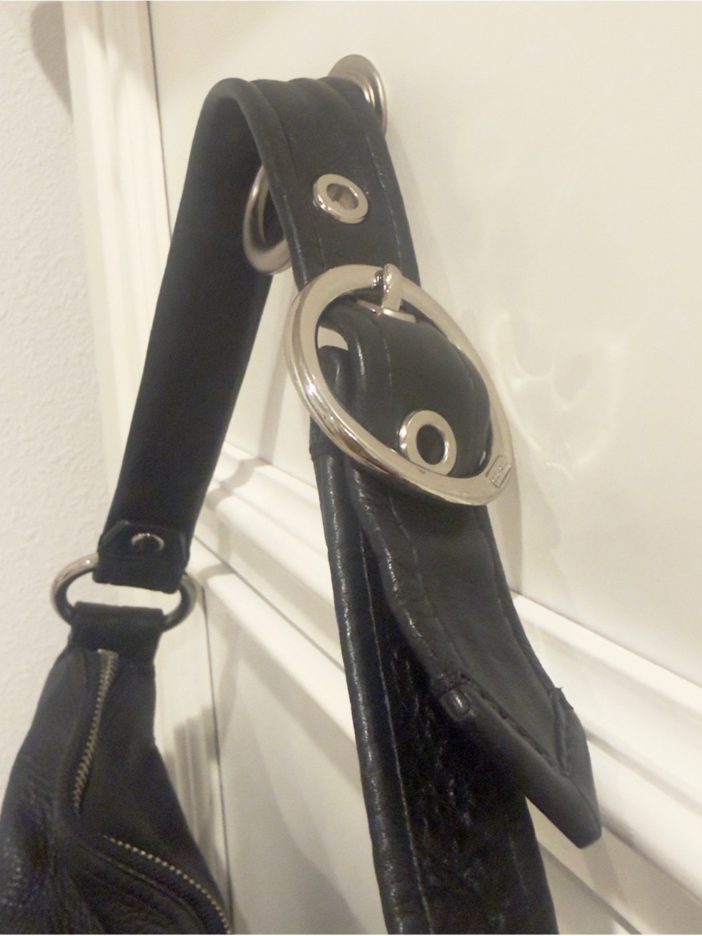 🖤 SOLD - Coach Ali Hobo Bag in Black Pebbled Leather - EUC! - Picture 8 of 16